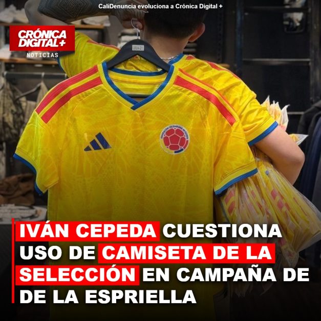 CEPEDA CUESTIONA USO DE CAMISETA DE LA SELECCIÓN EN CAMPAÑA DE ABELARDO DE LA ESPRIELLA