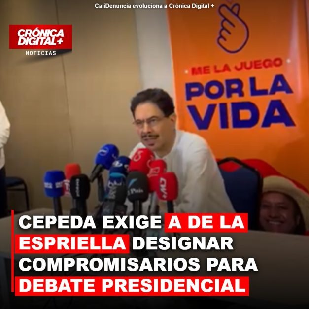 Cepeda reta a De la Espriella: Debate presidencial espera delegados