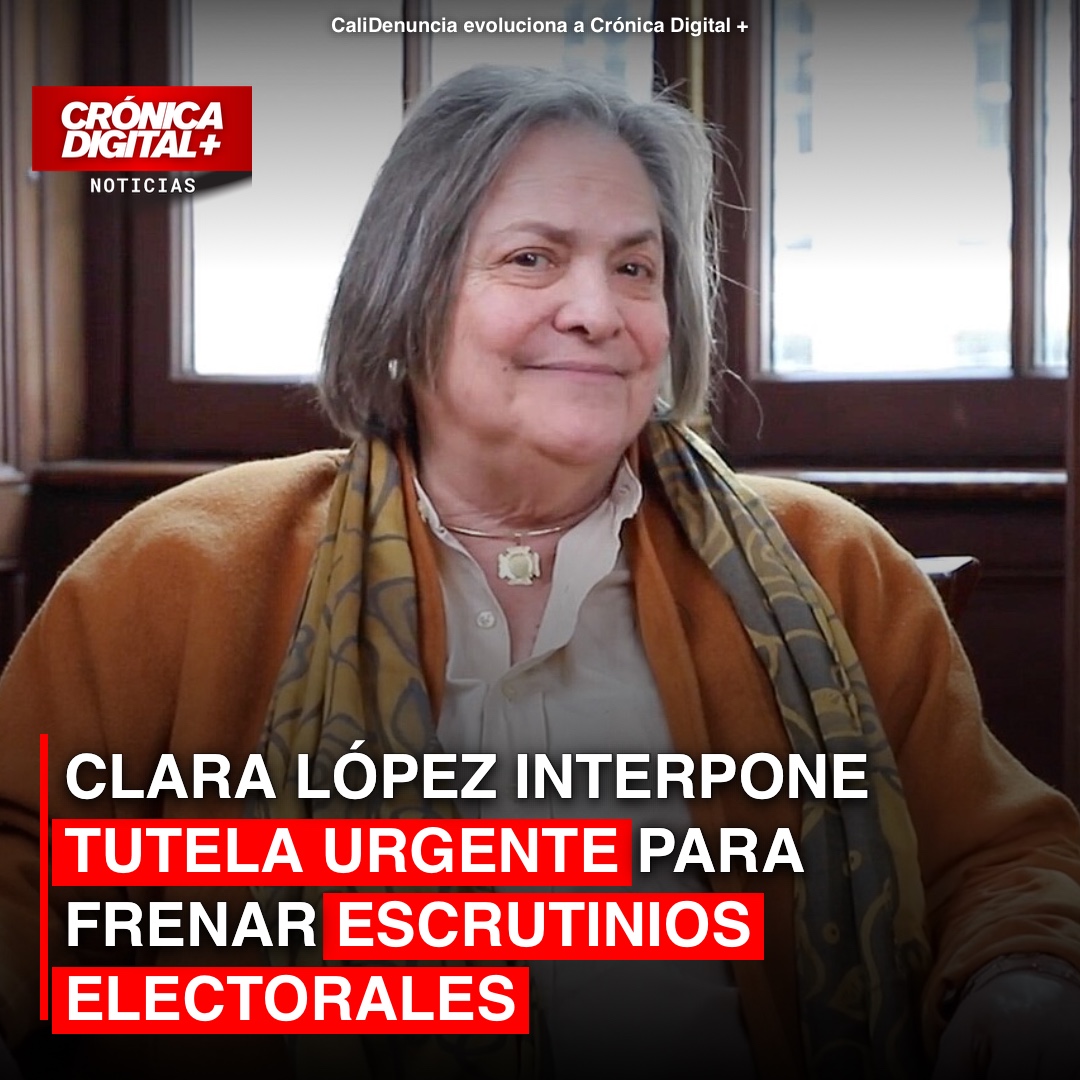 CLARA LÓPEZ INTERPONE TUTELA URGENTE PARA FRENAR ESCRUTINIOS ELECTORALES