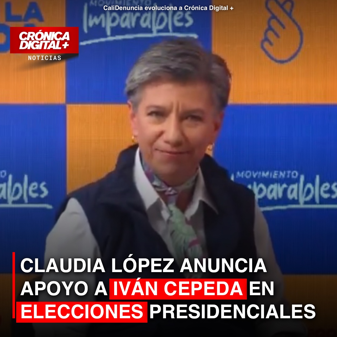 Claudia López respalda candidatura presidencial de Iván Cepeda