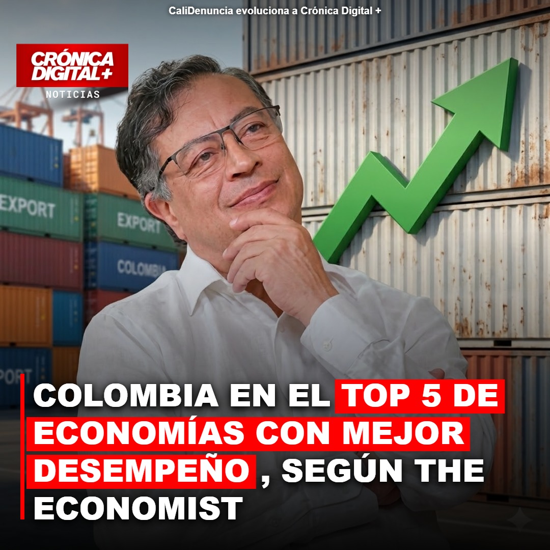 COLOMBIA EN EL TOP 5 DE ECONOMÍAS CON MEJOR DESEMPEÑO, SEGÚN THE ECONOMIST
