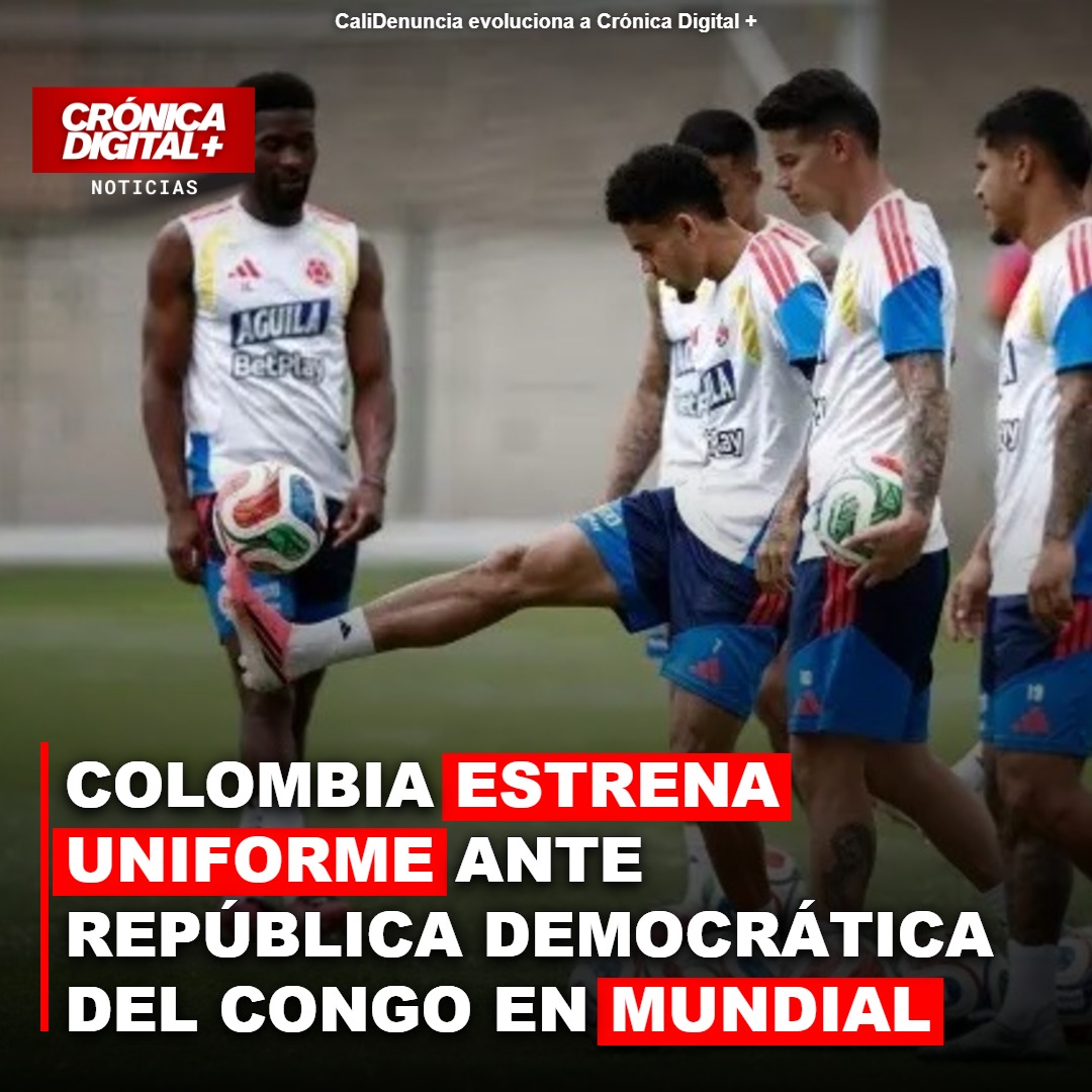 Colombia estrena inusual uniforme ante RD Congo rumbo a octavos en Mundial