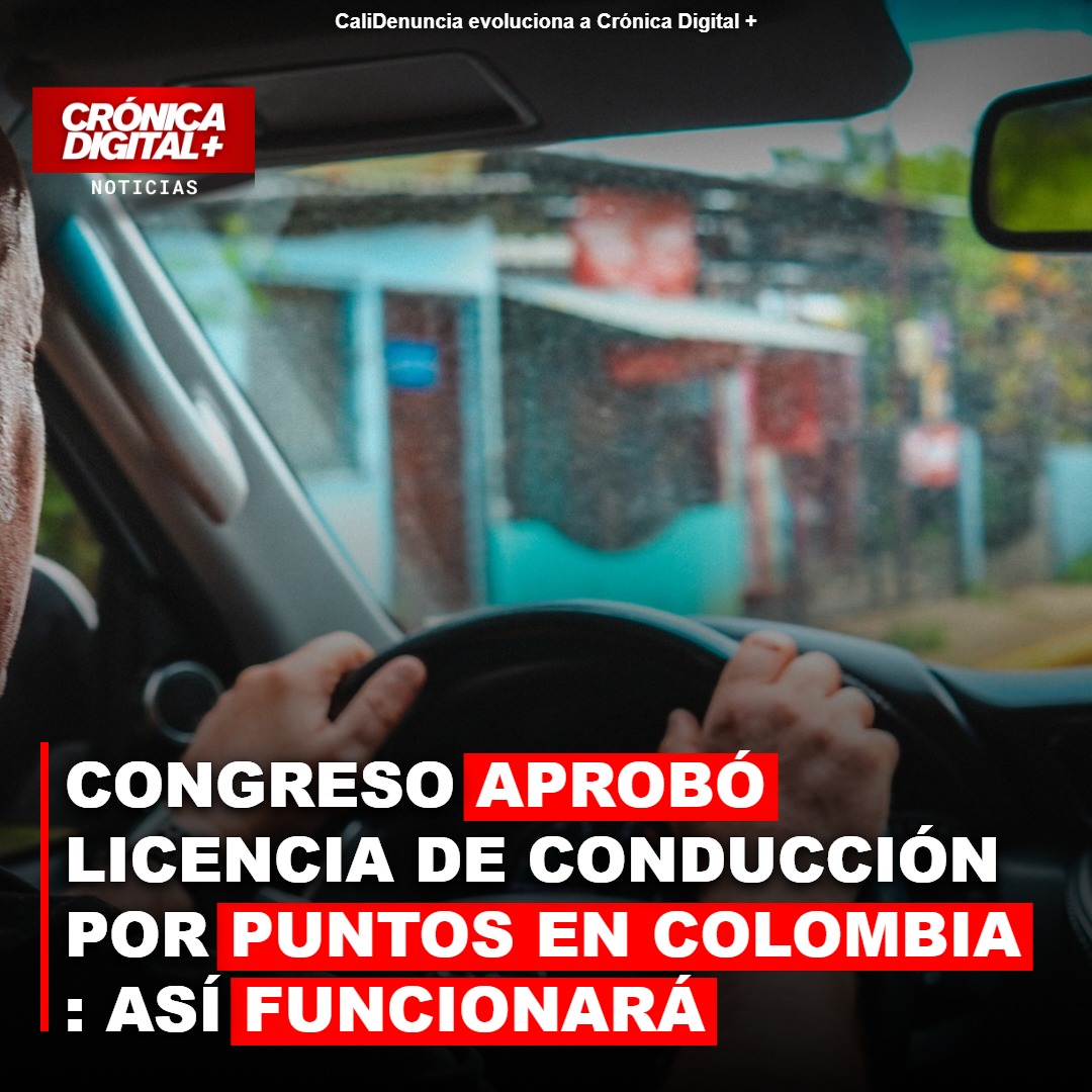 Colombia implementa carné por puntos: así cambiará el sistema de licencias