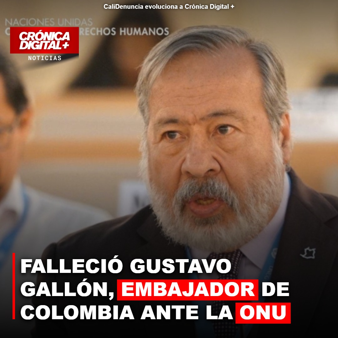 Colombia lamenta el fallecimiento de Gustavo Gallón, embajador ante la ONU