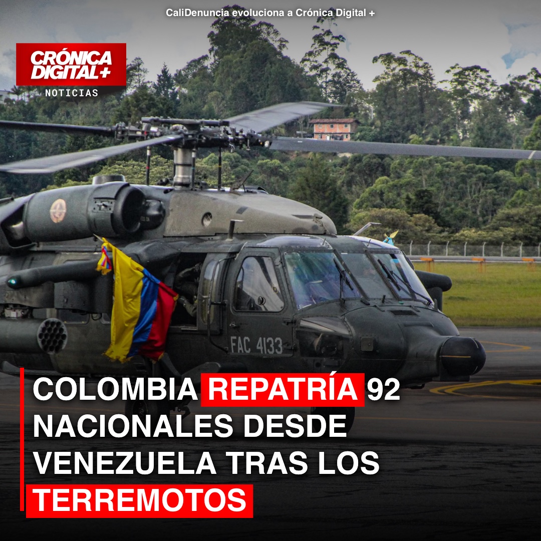 Colombia Repatria a 92 Ciudadanos Tras Terremotos en Venezuela