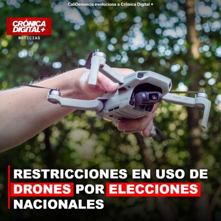 Colombia restringe uso de drones por elecciones nacionales