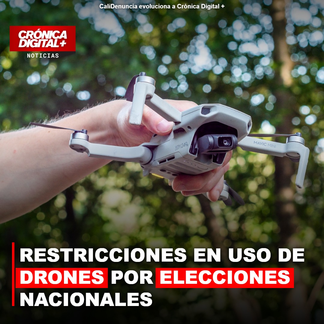 Colombia restringe uso de drones por elecciones nacionales
