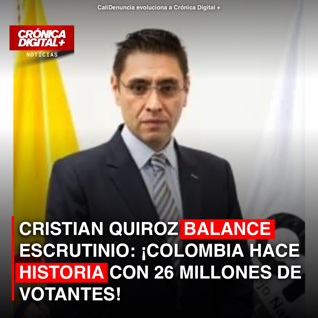 Colombia supera 26 millones de votantes: CNE destaca hito democrático