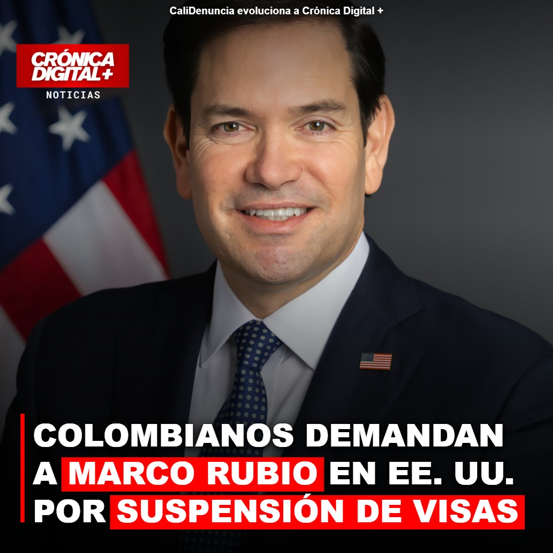 Colombianos demandan a Marco Rubio por suspensión arbitraria de visas