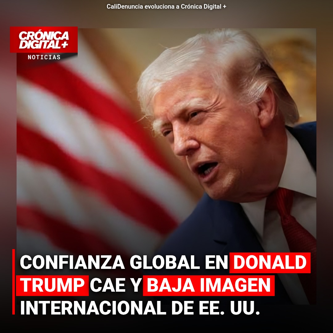 Confianza global en Trump cae, arrastrando imagen internacional de EE. UU.