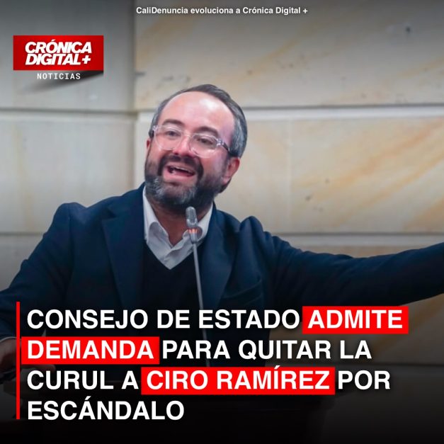 Consejo de Estado admite demanda contra curul de Ciro Ramírez