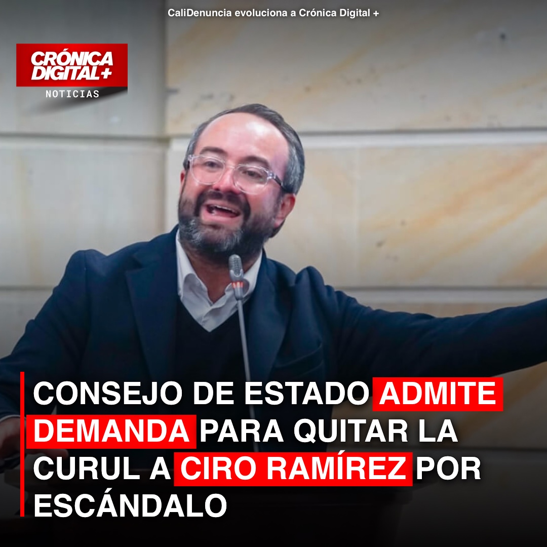 Consejo de Estado admite demanda contra curul de Ciro Ramírez