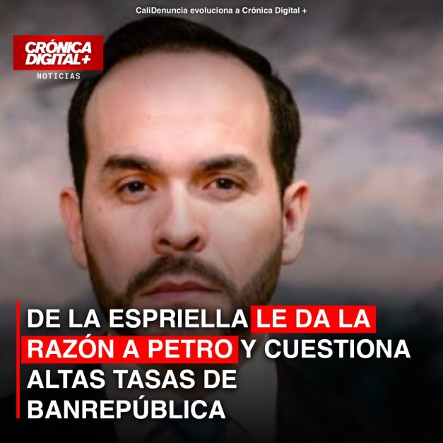 De La Espriella Cuestiona Tasas del Banco República y Sus Efectos en Economía
