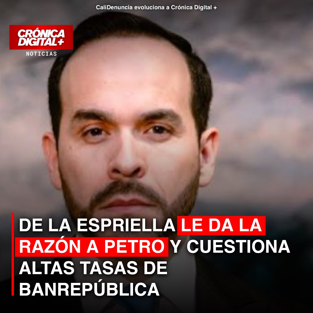 De La Espriella Cuestiona Tasas del Banco República y Sus Efectos en Economía