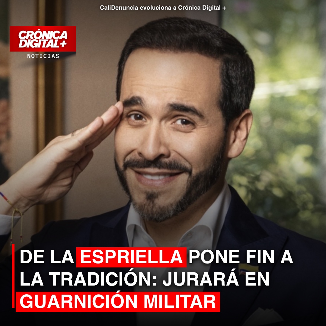 De La Espriella jurará en guarnición militar, rompiendo tradición de Plaza de Bolívar