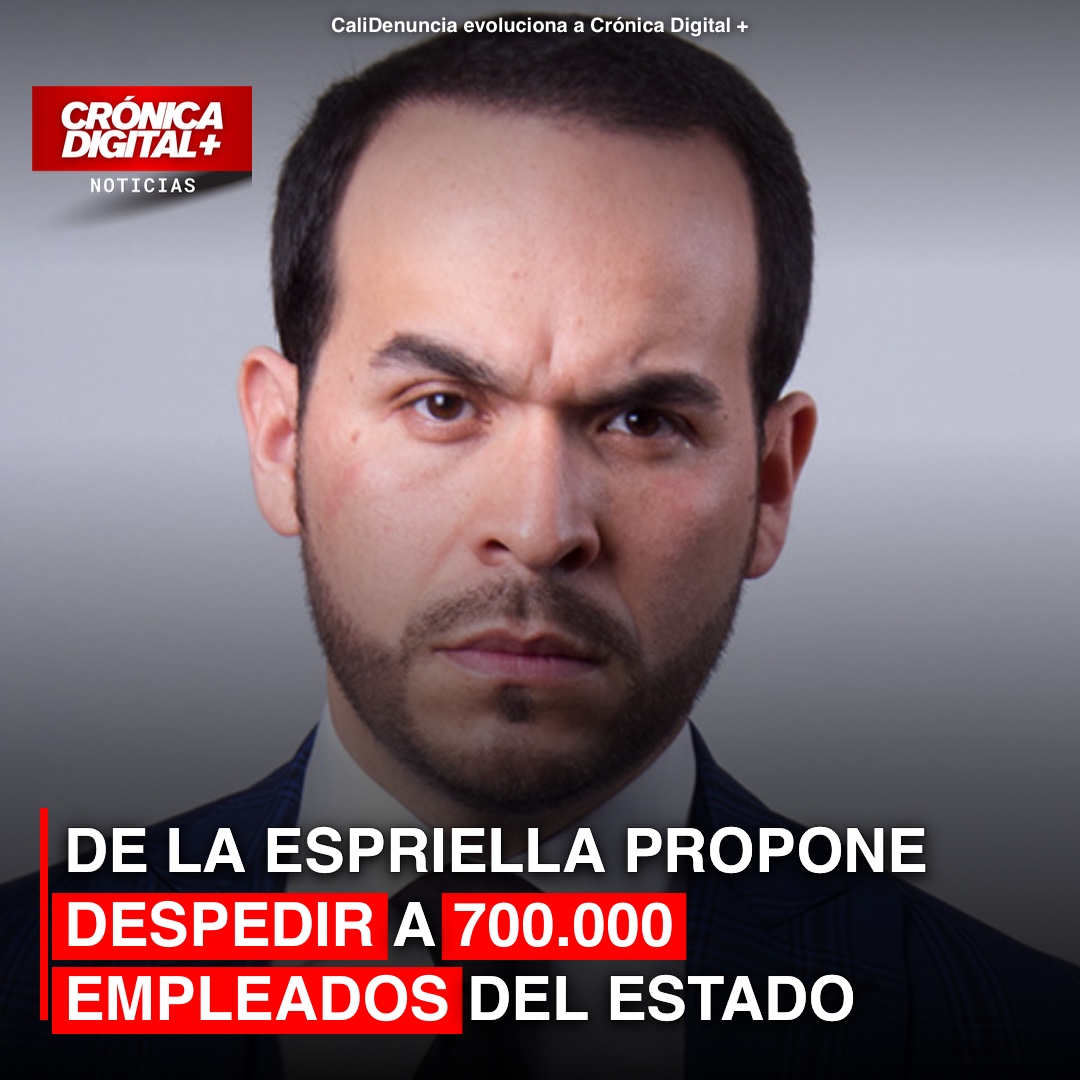 DE LA ESPRIELLA PROPONE DESPEDIR A 700.000 EMPLEADOS DEL ESTADO