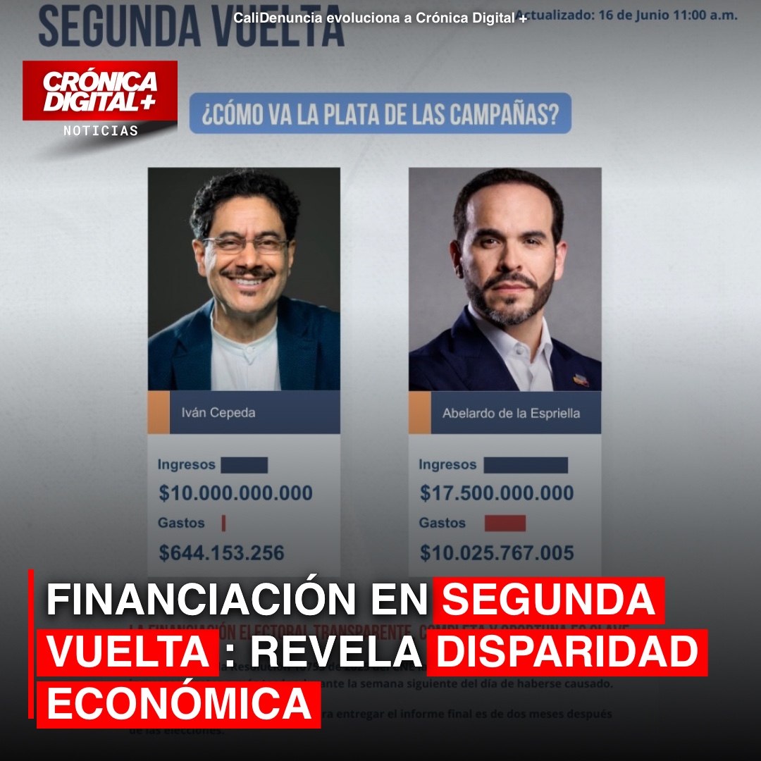De la Espriella supera a Cepeda en financiación para segunda vuelta