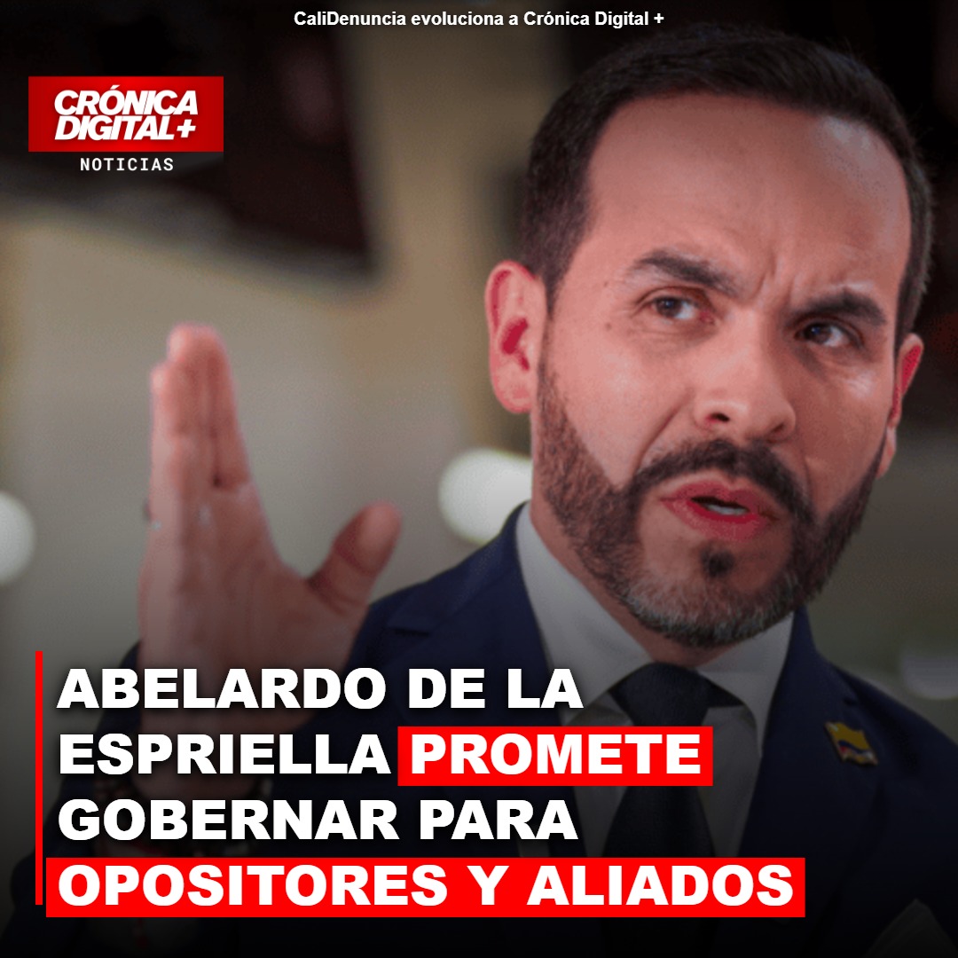 De la Espriella: un gobierno para todos, sin revanchismos políticos