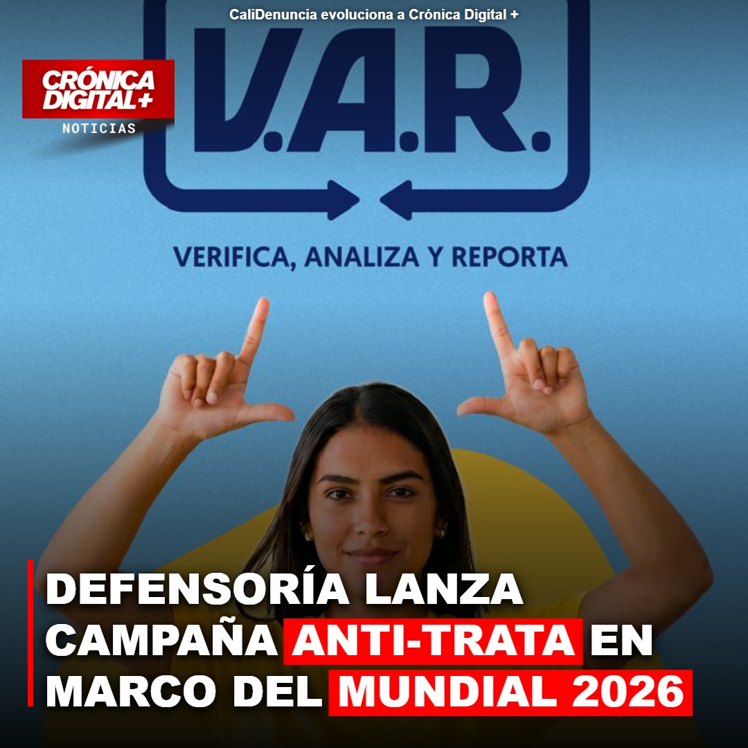 Defensoría alerta sobre trata de personas en Mundial 2026 con campaña #PásaloPorElVAR