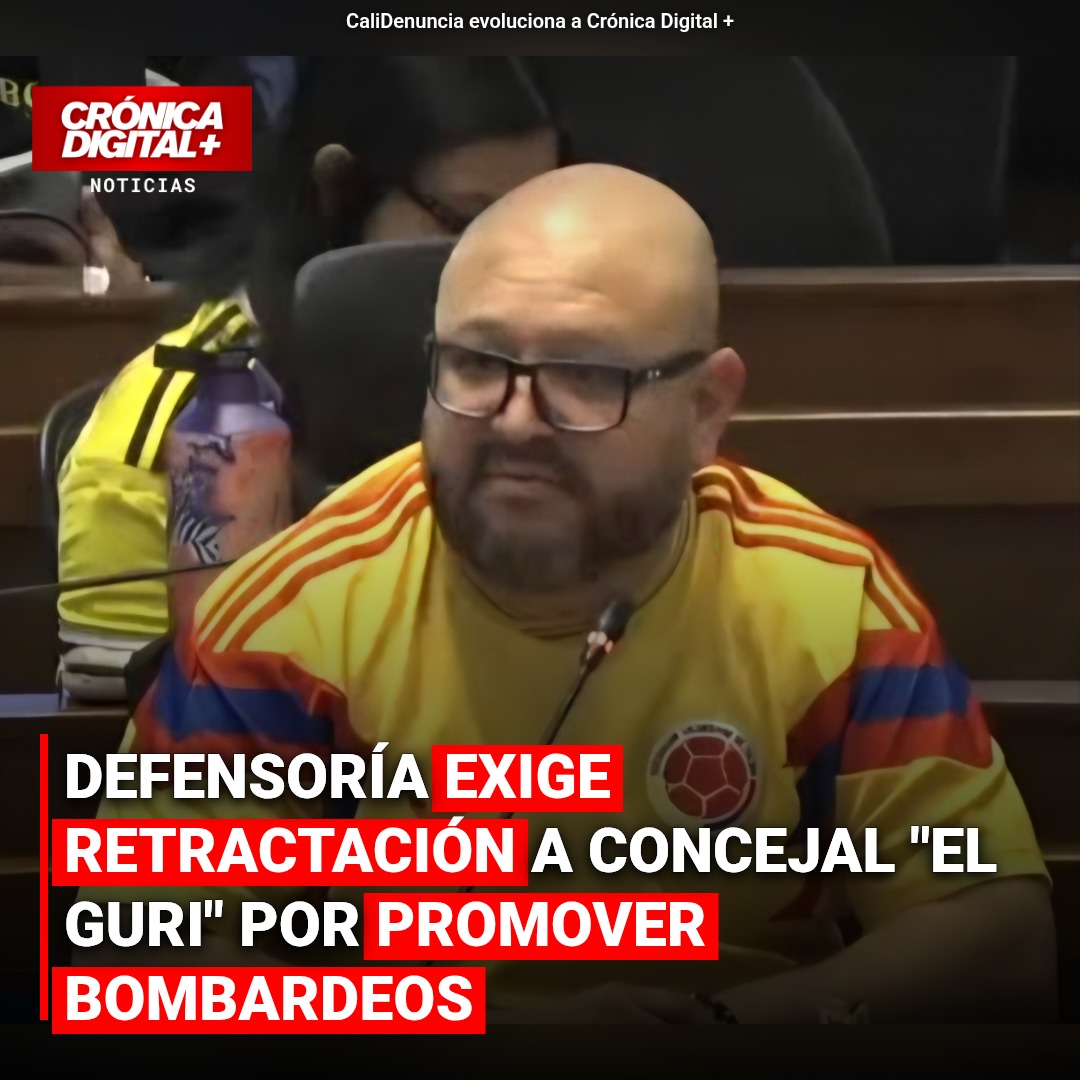 Defensoría exige retractación a concejal que pidió bombardear territorios por su voto