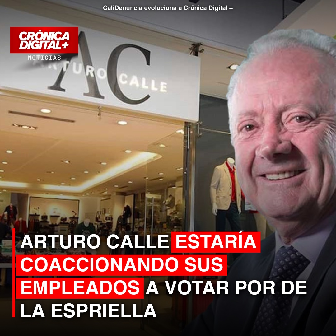 Denuncian posible coacción electoral en Arturo Calle a favor de De la Espriella