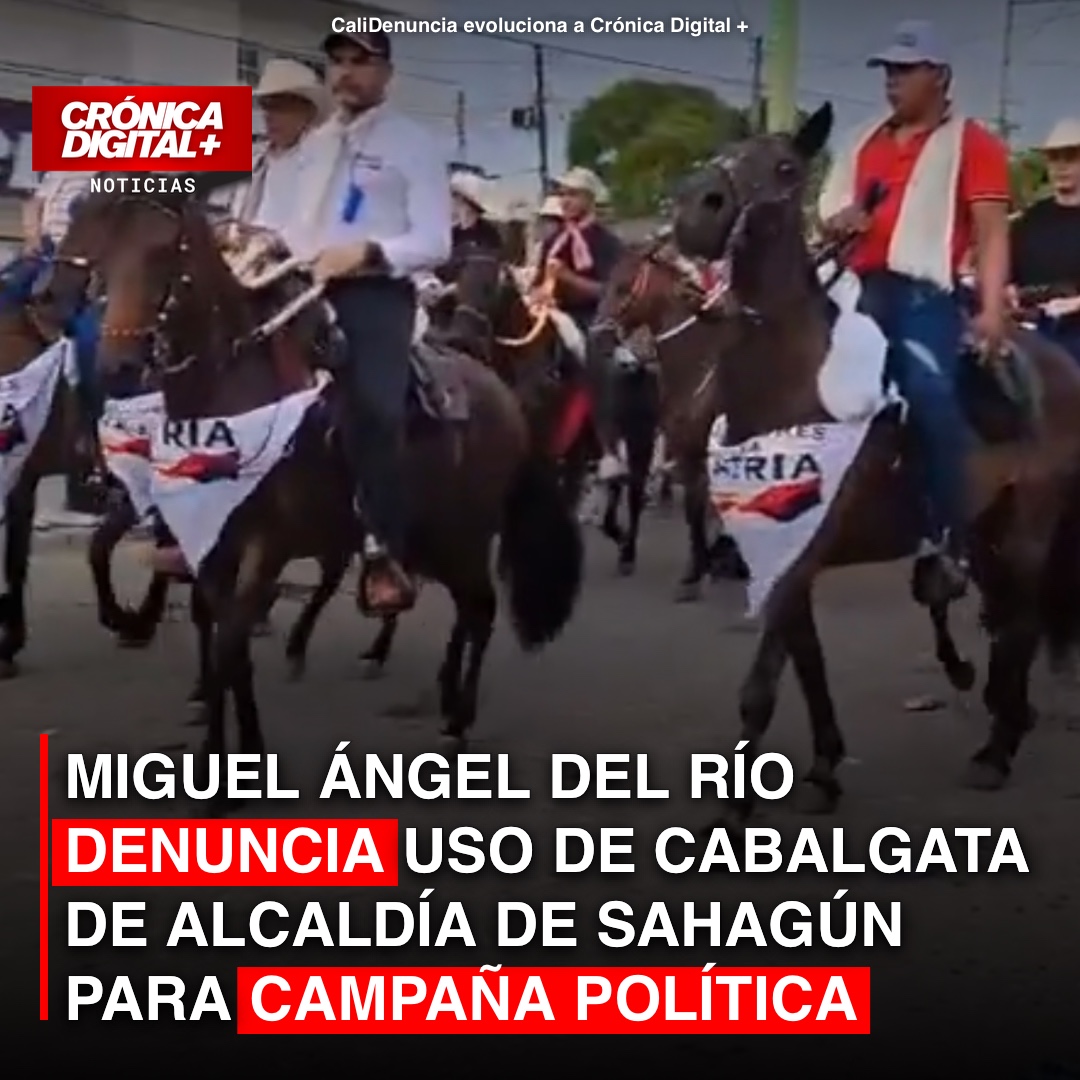 Denuncian uso político de cabalgata municipal en Sahagún