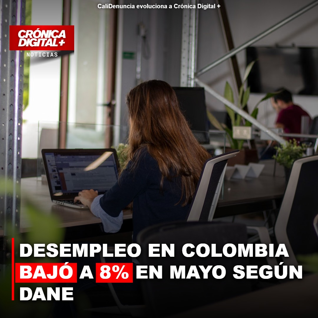 Desempleo en Colombia desciende a 8% en mayo: impacto y perspectivas