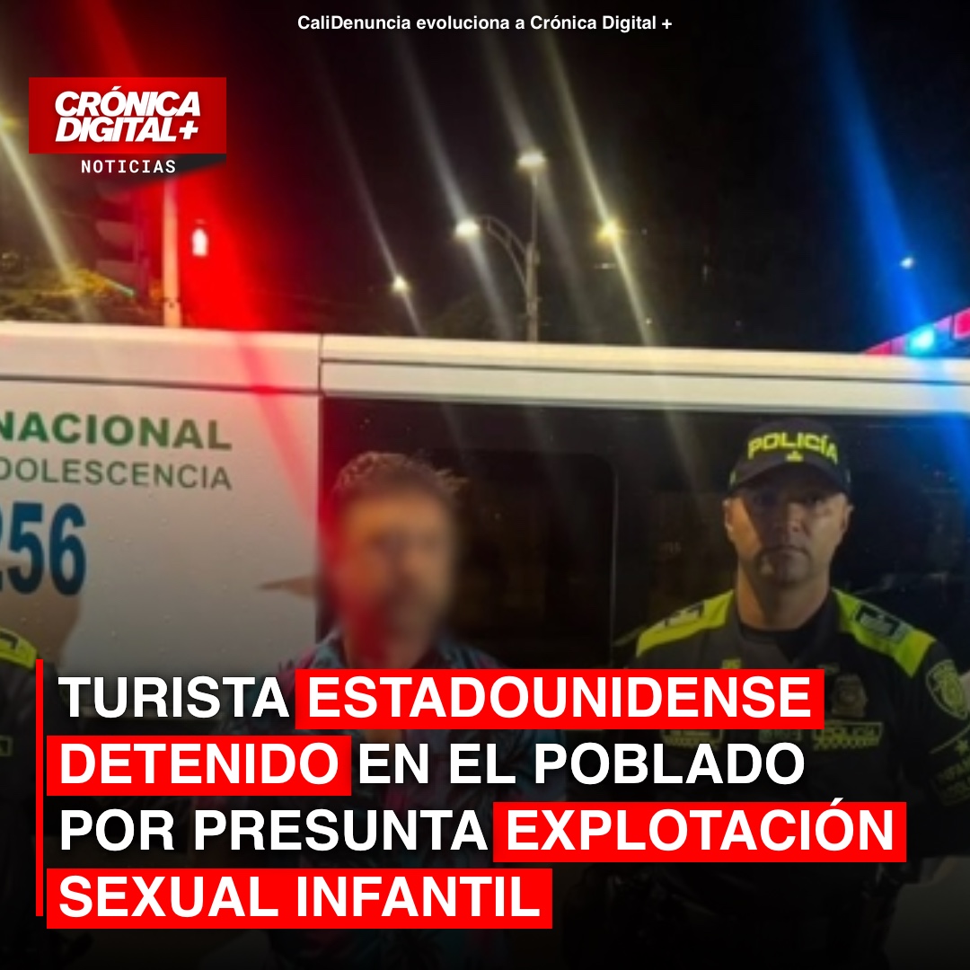 Detenido en El Poblado turista de EE. UU. por delitos sexuales contra niños