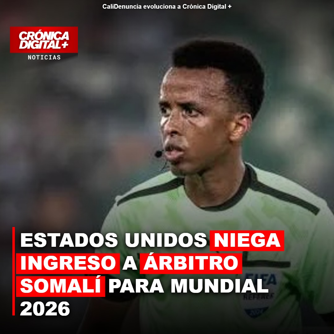 EE. UU. niega entrada a árbitro somalí para Mundial 2026