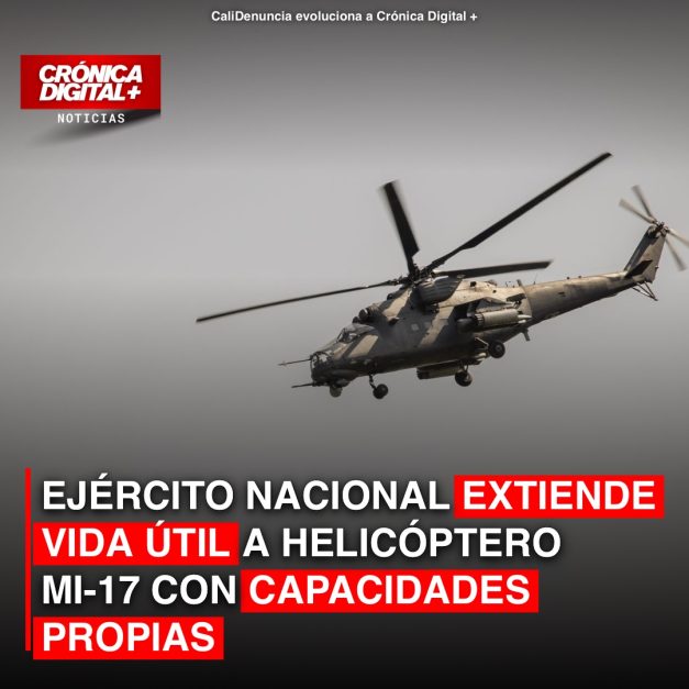 Ejército Colombiano: helicóptero MI-17 extiende vida útil con experticia nacional