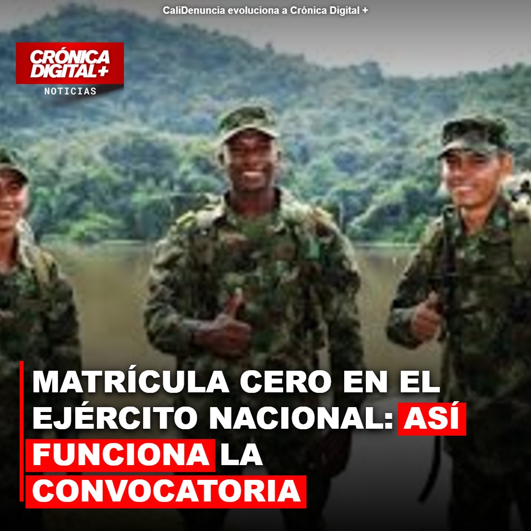 Ejército implementa Matrícula Cero para futuros suboficiales