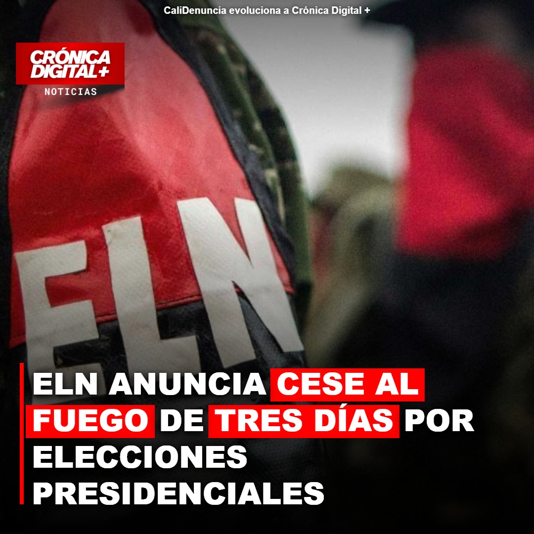 ELN decreta cese al fuego unilateral por balotaje presidencial en Colombia