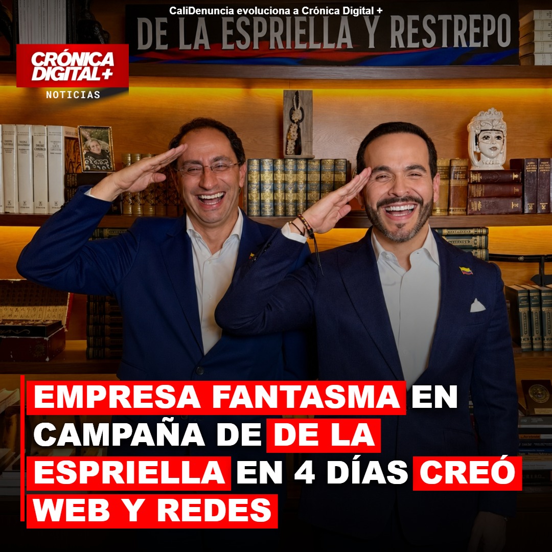 Empresa ligada a campaña De la Espriella creó web y redes en 4 días