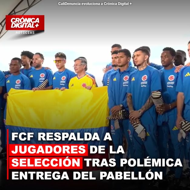 FEDERACIÓN COLOMBIANA DE FÚTBOL RESPALDA A JUGADORES DE LA SELECCIÓN NACIONAL TRAS POLÉMICA ENTREGA DEL PABELLÓN