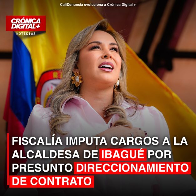 FISCALÍA IMPUTA CARGOS A LA ALCALDESA DE IBAGUÉ POR PRESUNTO DIRECCIONAMIENTO DE CONTRATO