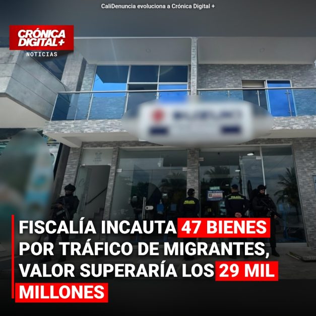 Fiscalía incauta bienes millonarios a red de tráfico de migrantes en Urabá