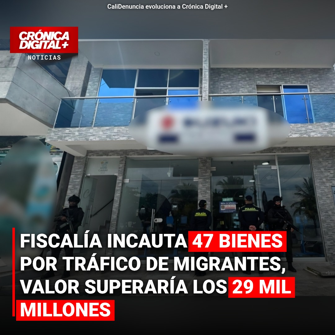 Fiscalía incauta bienes millonarios a red de tráfico de migrantes en Urabá