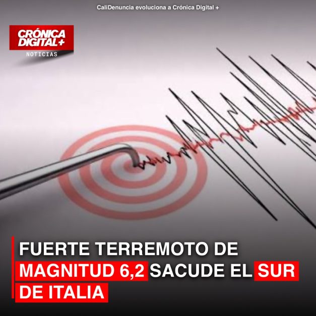 FUERTE TERREMOTO DE MAGNITUD 6,2 SACUDE EL SUR DE ITALIA