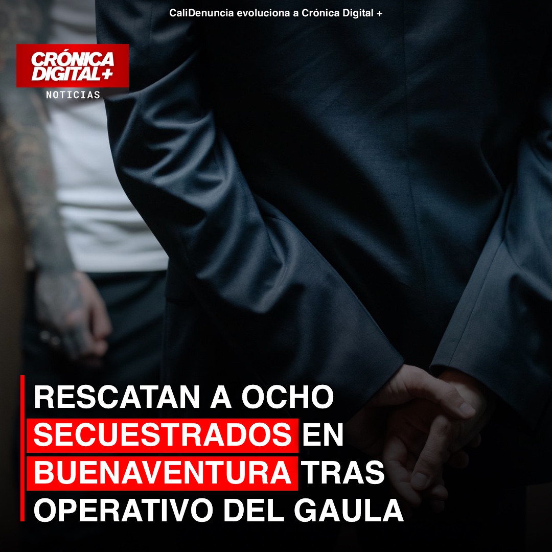 Gaula libera a ocho secuestrados en Buenaventura: detalles de la operación