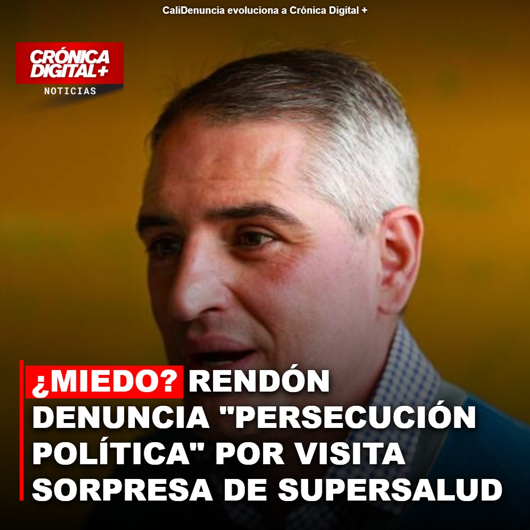 GOBERNADOR RENDÓN DENUNCIA «PERSECUCIÓN POLÍTICA» POR VISITA SORPRESA DE SUPERSALUD ORDENADA POR DANIEL QUINTERO