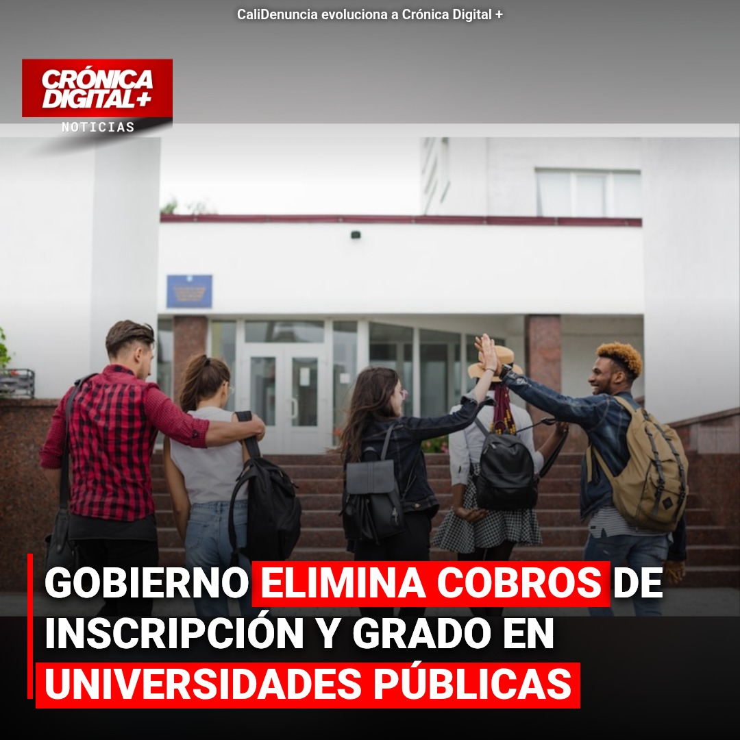 Gobierno colombiano suprime trámites y costos de inscripción y grado universitario