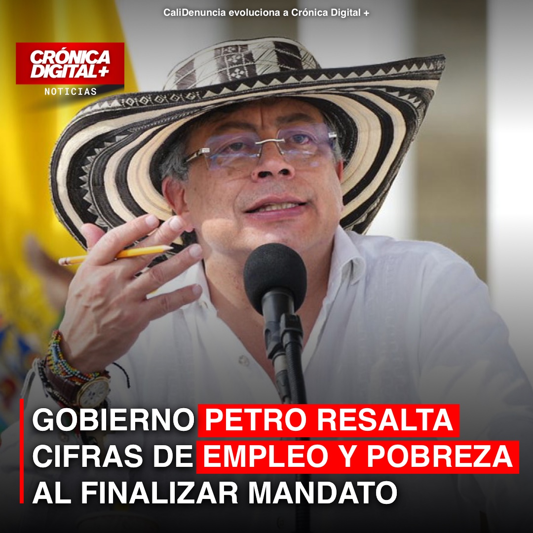 Gobierno Petro destaca logros económicos: empleo y pobreza bajan