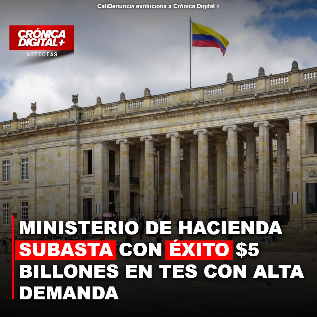Hacienda: $5 billones subastados en TES con demanda que superó el cuádruple