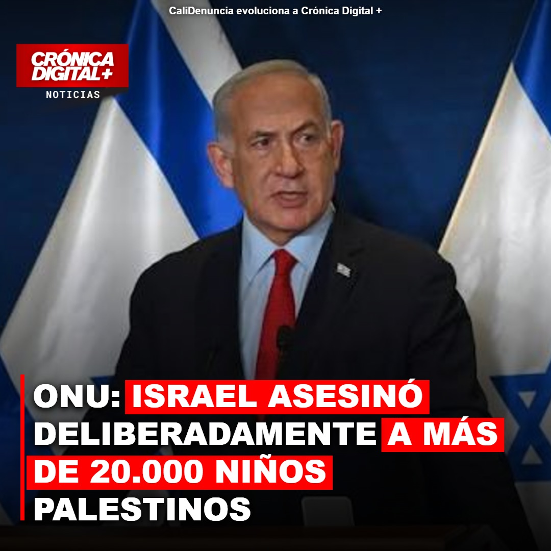 Informe ONU: Israel habría asesinado más de 20.000 niños palestinos en Gaza