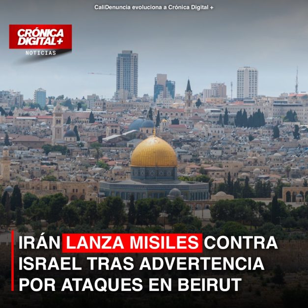 Irán lanza misiles contra Israel tras ataque en Beirut, alta tensión bélica