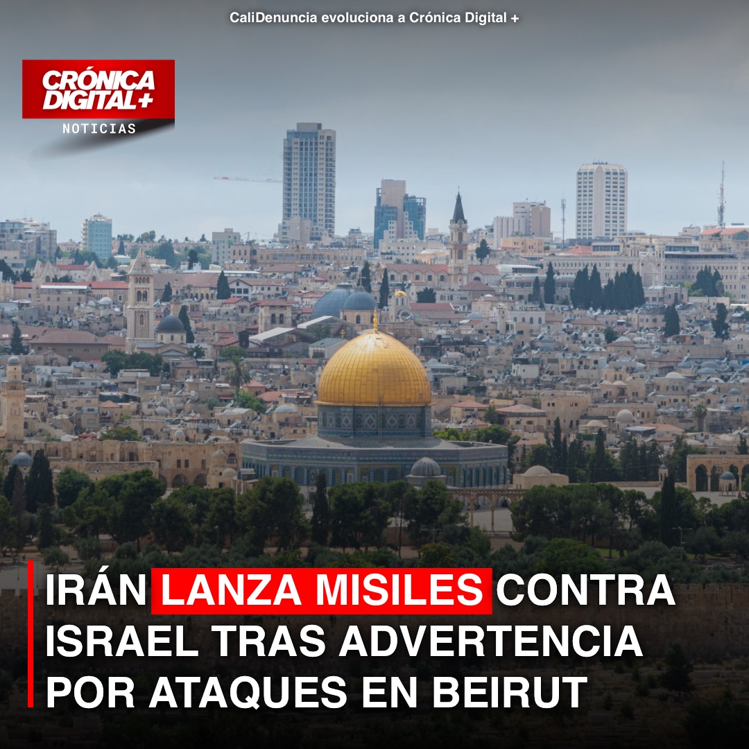 Irán lanza misiles contra Israel tras ataque en Beirut, alta tensión bélica