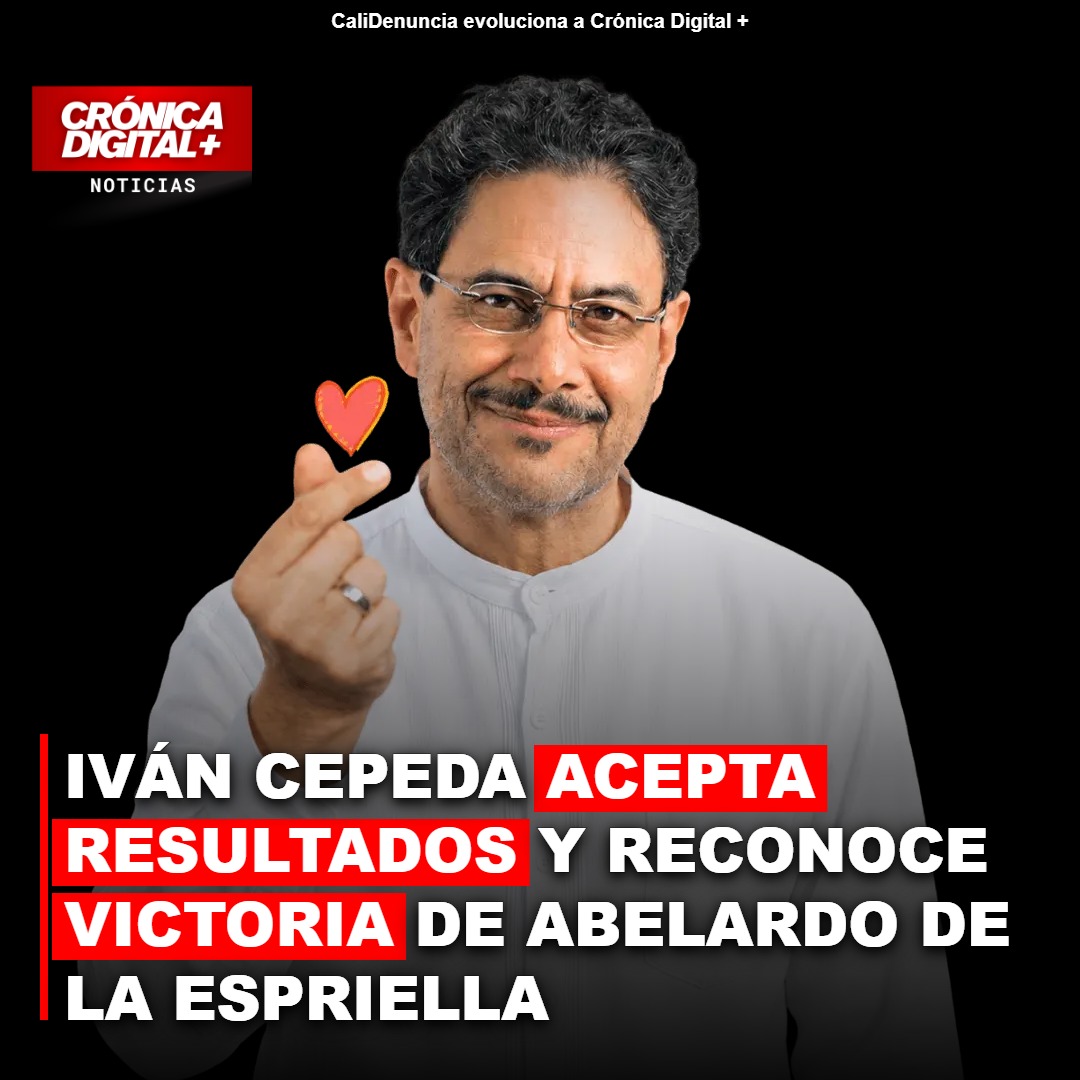 IVÁN CEPEDA ACEPTA RESULTADOS Y RECONOCE VICTORIA DE ABELARDO DE LA ESPRIELLA