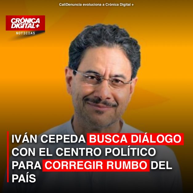 IVÁN CEPEDA BUSCA DIÁLOGO CON EL CENTRO POLÍTICO PARA CORREGIR RUMBO DEL PAÍS