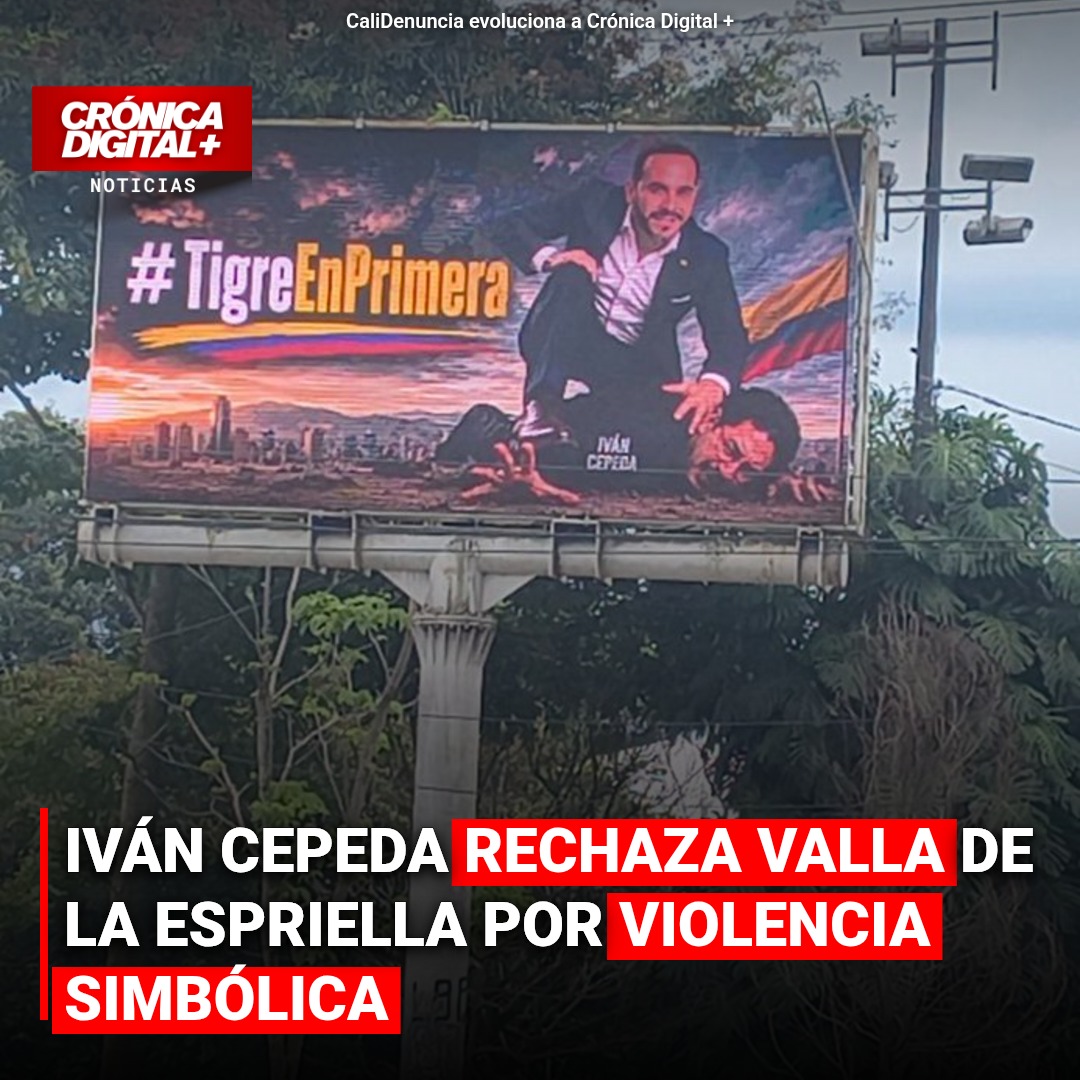 IVÁN CEPEDA RECHAZA VALLA DE LA ESPRIELLA POR VIOLENCIA SIMBÓLICA