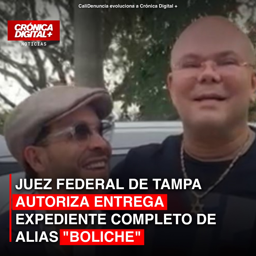 Juez federal de Florida autoriza expediente completo de ‘Boliche’